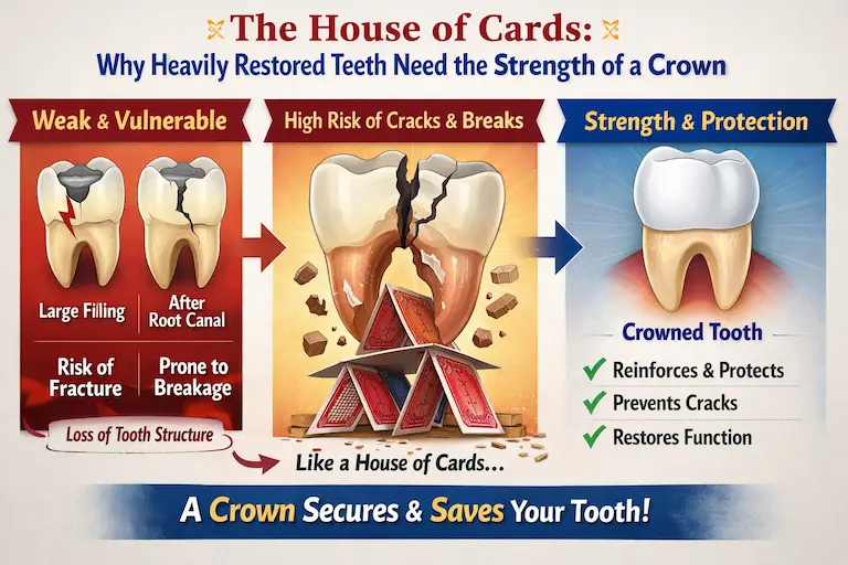 Importance of CROWNS and coronal coverage